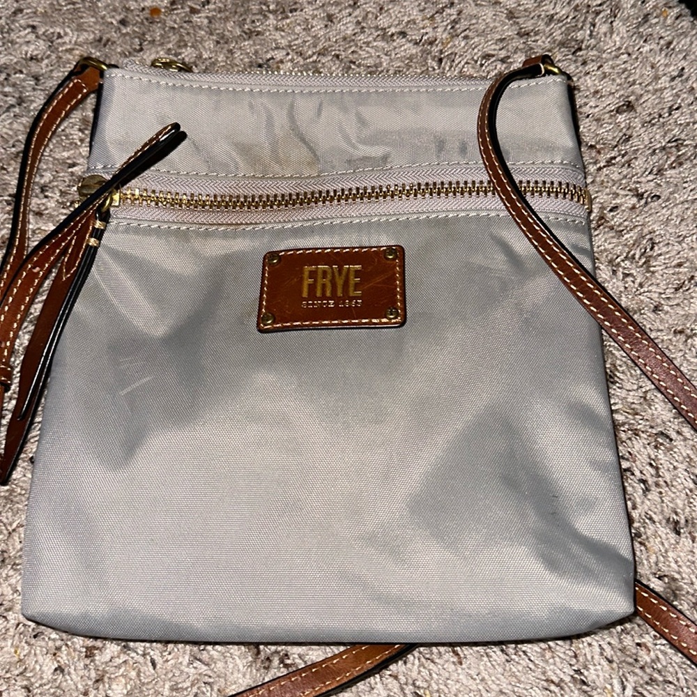 FRYE satchel and leather wallet